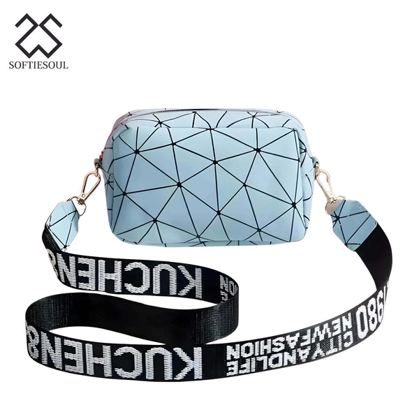 Geometric crossbody Bags for girls - Leather Bag My Store