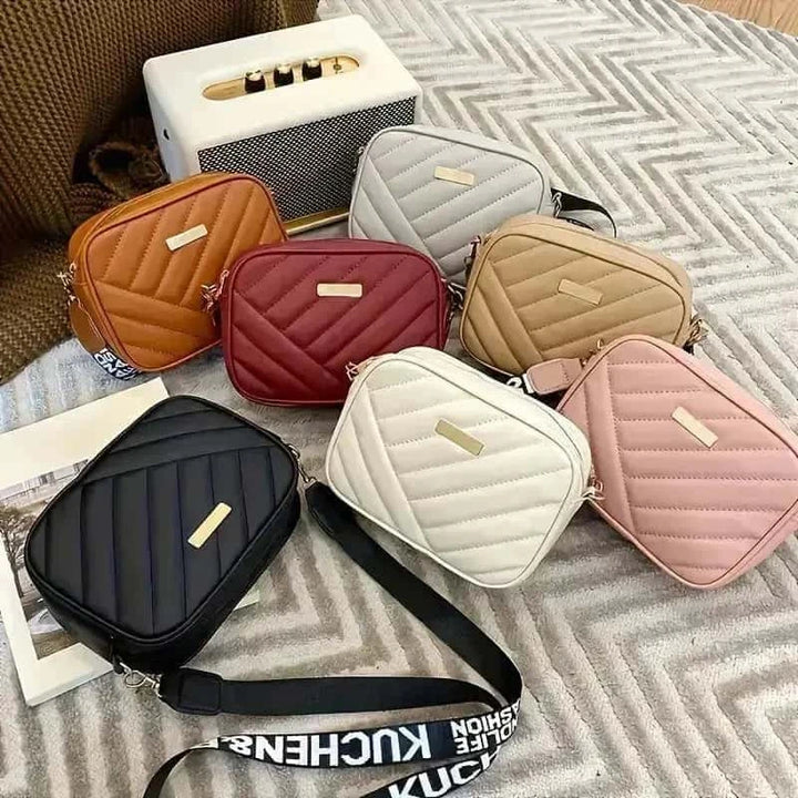 Crossbody Bags for girls - small square bag - Leather Bag Brown color My Store