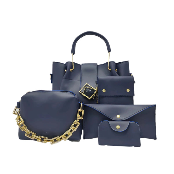 Women Faux Leather Bag set My Store