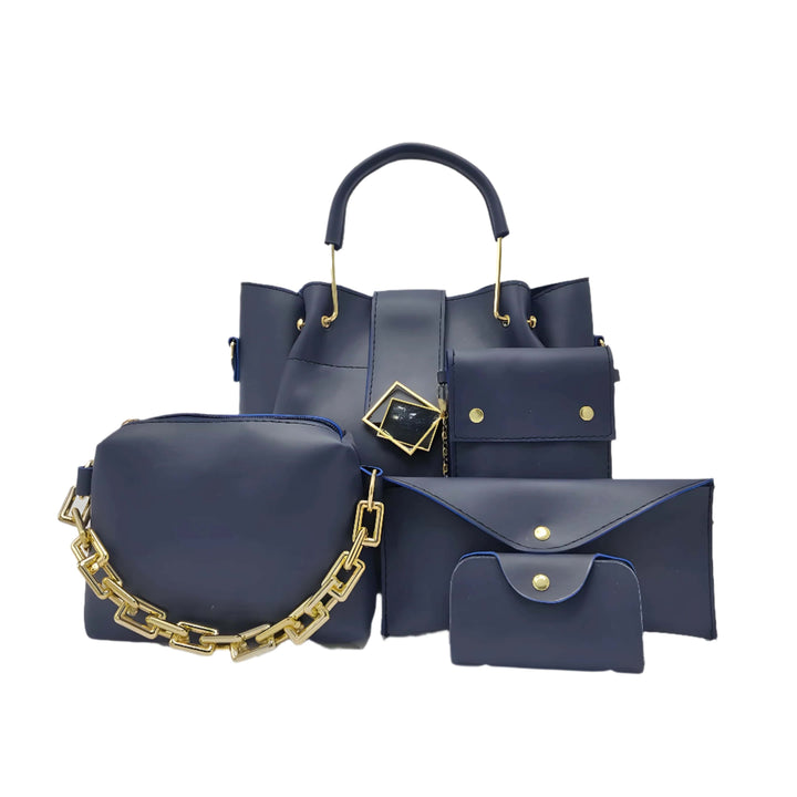 Women Faux Leather Bag set My Store