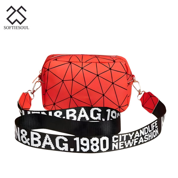 Geometric crossbody Bags for girls - Leather Bag My Store