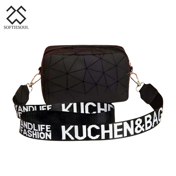 Geometric crossbody Bags for girls - Leather Bag My Store