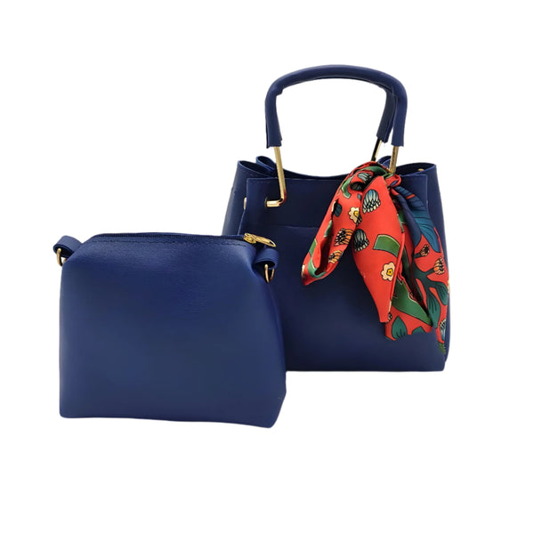 Women Leather Plain Handbags set My Store