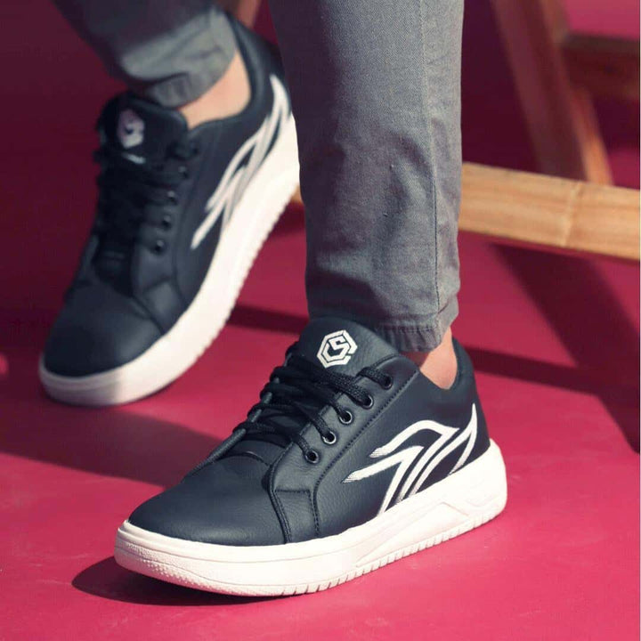 Men Casual sneaker color Black Softiesoul