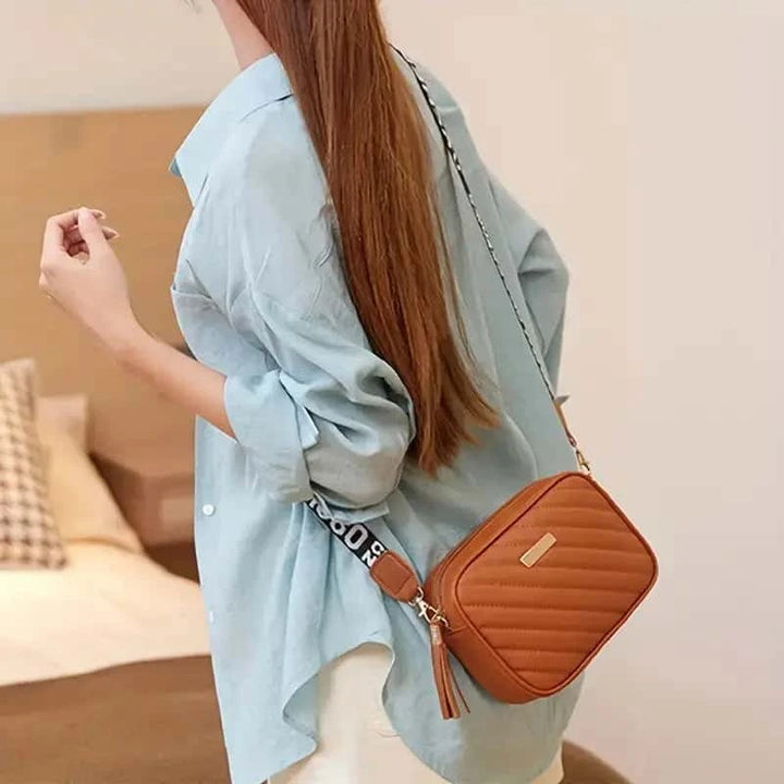 Crossbody Bags for girls - small square bag - Leather Bag Brown color My Store
