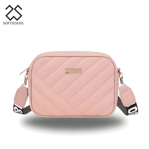 Crossbody Bags for girls - small square bag - Leather Bag Pink color My Store